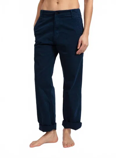 Askk Ny Chino Pants In Navy In Blue