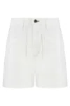 Askk Ny Cotton Shorts In White