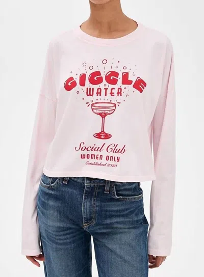 Askk Ny Giggle Water Classic Tee In Giggle Water Long Sleeve In Multi