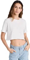 Askk Ny Crop Tee In Ivory