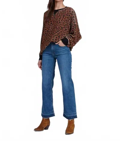 Askk Ny Crop Wide Leg Jean In Kezi In Multi