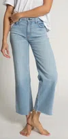 Askk Ny Crop Wide Leg Jeans In Zuma In Multi