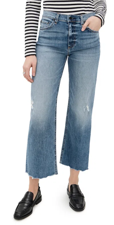 Askk Ny Crop Wide Leg Trestles Jeans Trestels