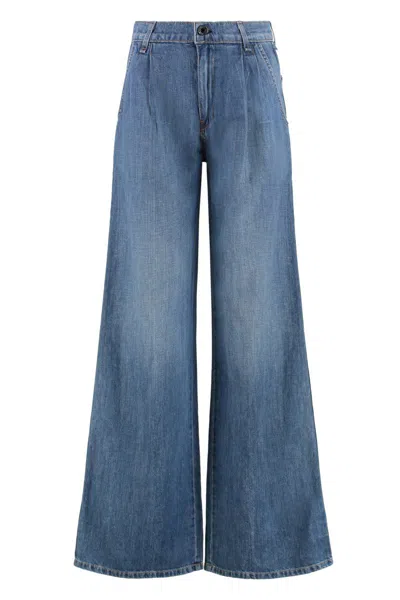 Askk Ny Wide-leg Jeans In Blue