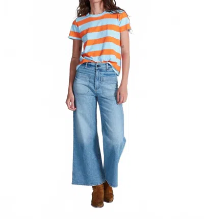 Askk Ny Cropped Sailor Jeans In Blondie In Multi