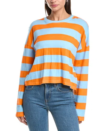 Askk Ny Cropped T-shirt In Blue