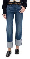 Askk Ny Mid Rise Straight Leg Jeans In Paris In Paris