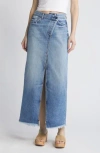 Askk Ny Denim Maxi Skirt In Berkely