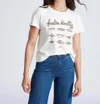 Askk Ny Feeling Knotty Tee In Ecru In White