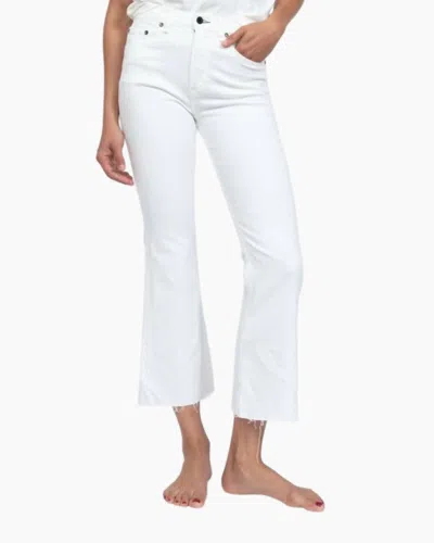 Askk Ny Geek Crop Pants In Ivory In White
