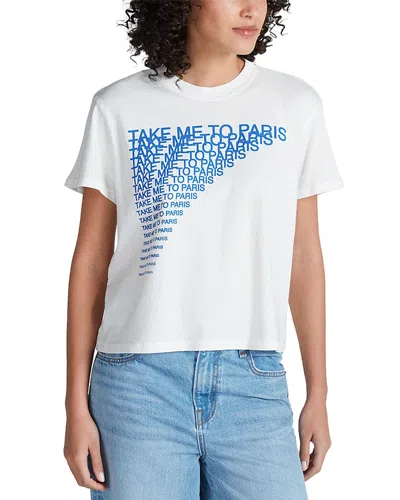 Askk Ny Graphic Boyfriend Tee In Pink