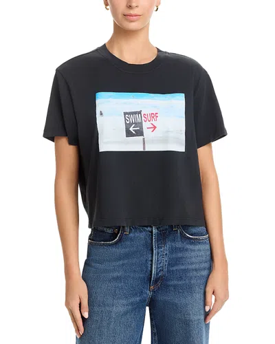 Askk Ny Graphic Boyfriend Tee In Black