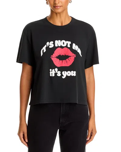 Askk Ny Graphic Boyfriend Tee In Black