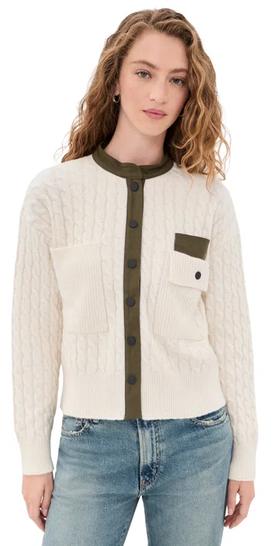 Askk Ny Greenwich Cardigan Natural/safari