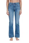 Askk Ny High Rise Boot Jean In Mammoth In Blue