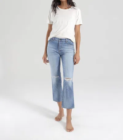 Askk Ny High-rise Can Can Jeans In Blue