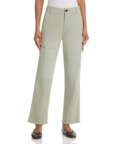 Askk Ny High Rise Carpenter Jeans In Seaweed In Green