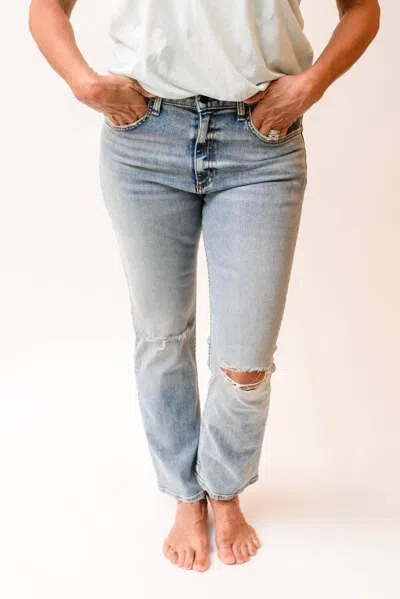 Askk Ny High Rise Crop Boot In Montauk In Multi