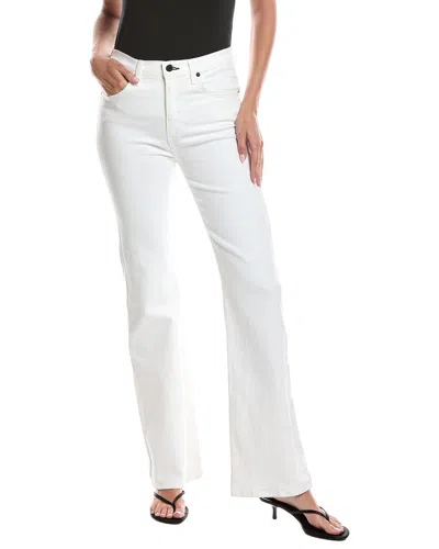 Askk Ny High Rise Kick Straight Leg Jean In White