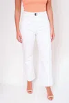 Askk Ny Low Rise Straight Jean In Sand In White