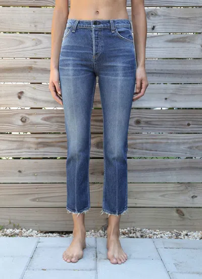 Askk Ny High-rise Straight Jeans In Gunnison In Multi