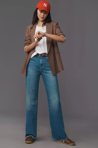 Askk Ny High-rise Straight-leg Jeans In Blue