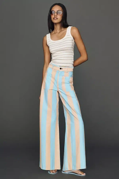 Askk Ny High-rise Wide-leg Pants In Black