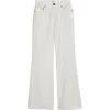 Askk Ny Juniper Linen Blend Wide Leg Pants In Ivory Linen