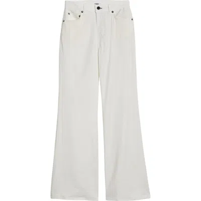 Askk Ny Juniper Linen Blend Wide Leg Pants In Ivory Linen