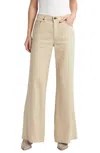Askk Ny Juniper Linen Blend Wide Leg Pants In Green