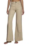 Askk Ny Juniper Wide Leg Jeans In Khaki In Green