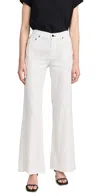 Askk Ny Juniper Wide Leg Linen Jeans In Ivory In Ivory Linen