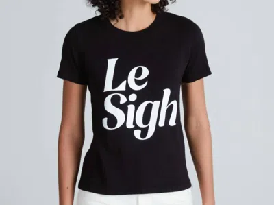 Askk Ny Le Sigh Printed Tee In Black