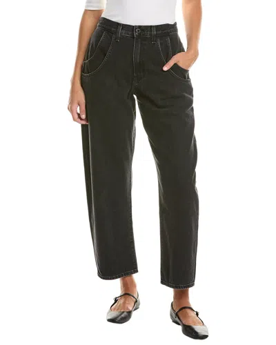 Askk Ny Lenox Double Stone Barrel Jean In Black