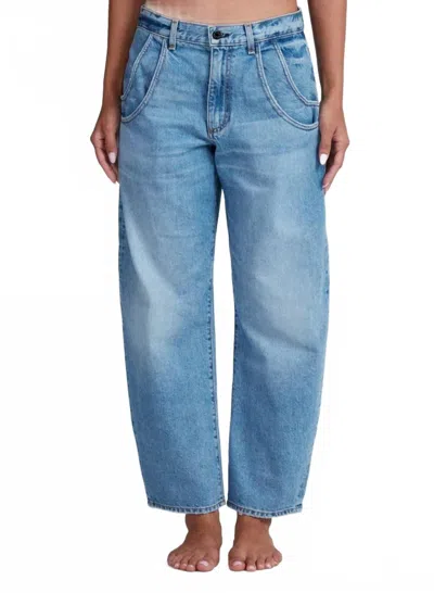 Askk Ny Lenox Blondie Barrel Jean In Blue