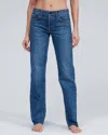Askk Ny Long Low Rise Straight Jean In Sundowner In Multi