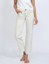 Askk Ny Low Rise Straight Jean In Sand In Beige