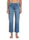 Askk Ny Low Rise Straight Jeans In Clean Berkeley In Multi