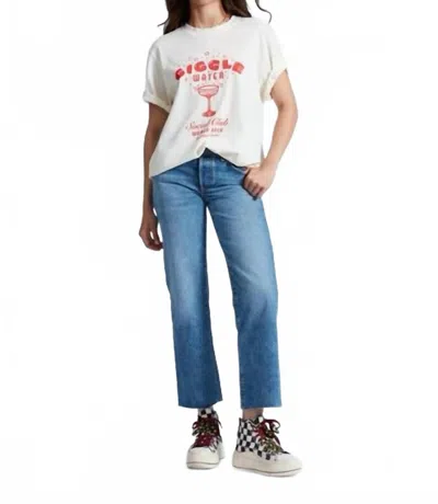Askk Ny Low Rise Straight Jeans In Muse In Blue
