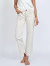 Askk Ny Low Rise Straight Leg Jeans In Sand