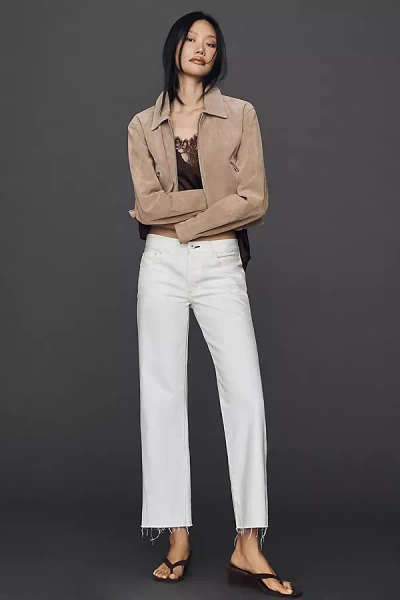 Askk Ny Low-rise Straight Jeans In White