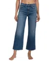 Askk Ny High-rise Dark Vintage Crop Bootcut Jean