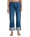 Askk Ny Mid Rise Straight Leg Jeans In Paris In Paris
