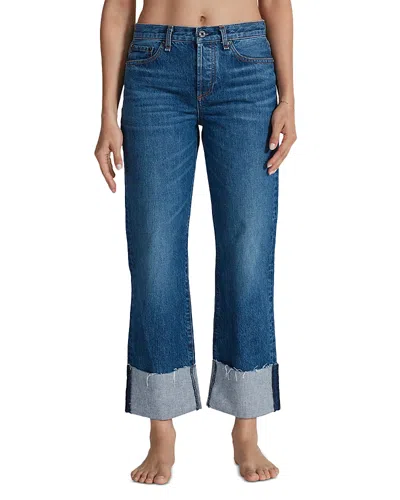 Askk Ny Mid Rise Straight Leg Jeans In Paris