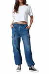 Askk Ny Parachute Jean In Gunnison In Blue