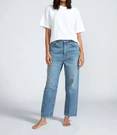 Askk Ny Pasadena Relaxed Fit Jeans In Jackson In Blue