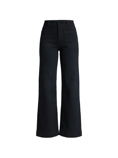 Askk Ny Patch-pocket Jeans In Blue