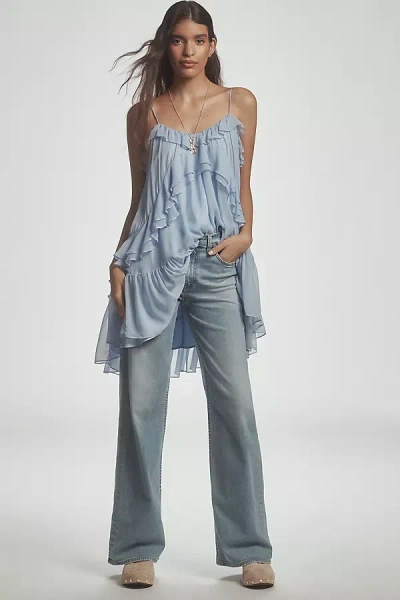Askk Ny Pistachio Mid-rise Wide-leg Jeans