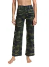 Askk Ny Camouflage Wide Leg Pants In Green