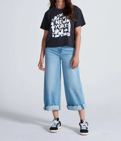 Askk Ny Graphic Boyfriend Tee In New York